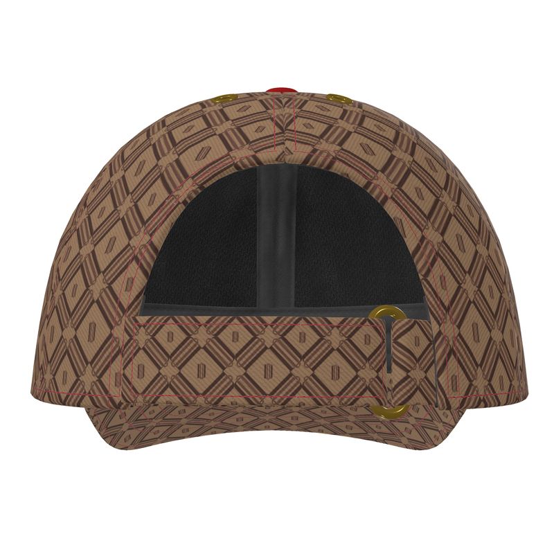 Divine Order Monogram Baseball Cap – Brown Edition