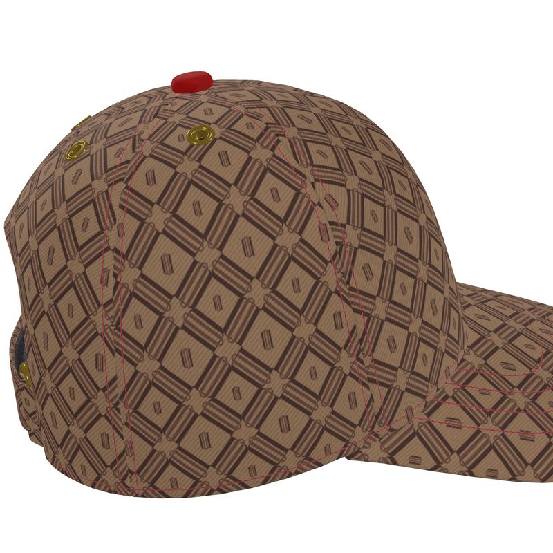 Divine Order Monogram Baseball Cap – Brown Edition