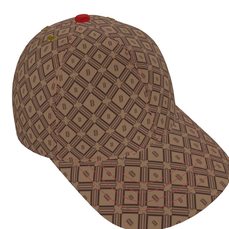 Divine Order Monogram Baseball Cap – Brown Edition