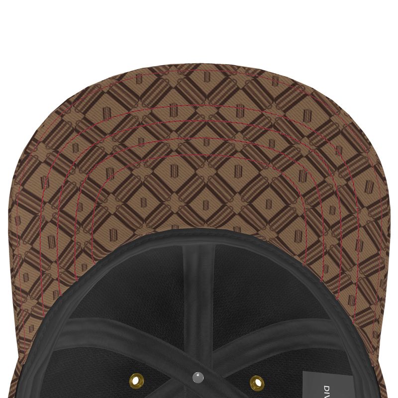 Divine Order Monogram Baseball Cap – Brown Edition