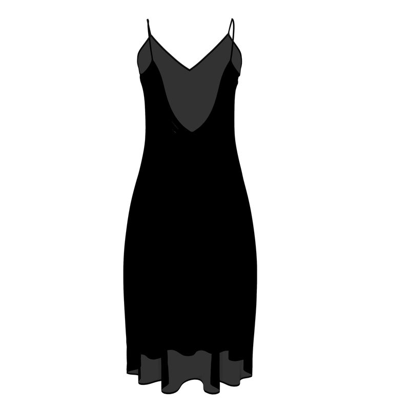 Divine Order Minimal Vest Dress