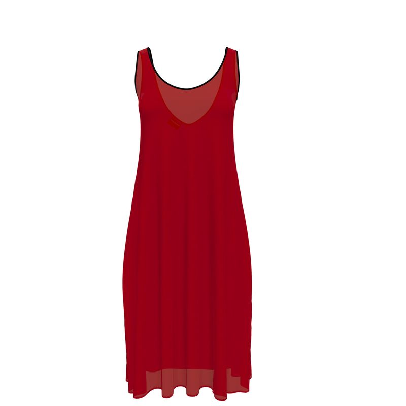 Divine Order Crimson Midi Dress