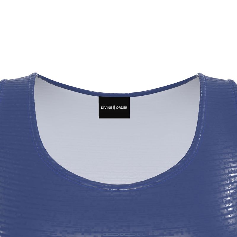 Divine Order Skater Dress – Midnight Blue