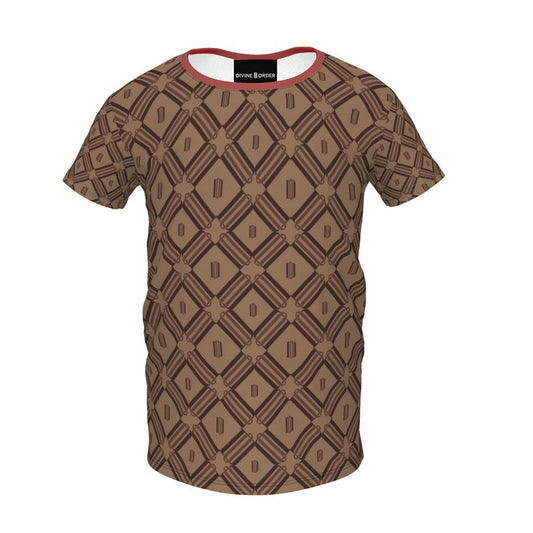 Divine Order Monogram Girls Premium T-Shirt – Brown