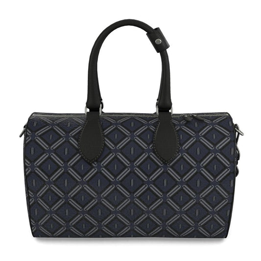 Divine Order™ Midnight Blue Monogram Nappa Leather Duffle Bag