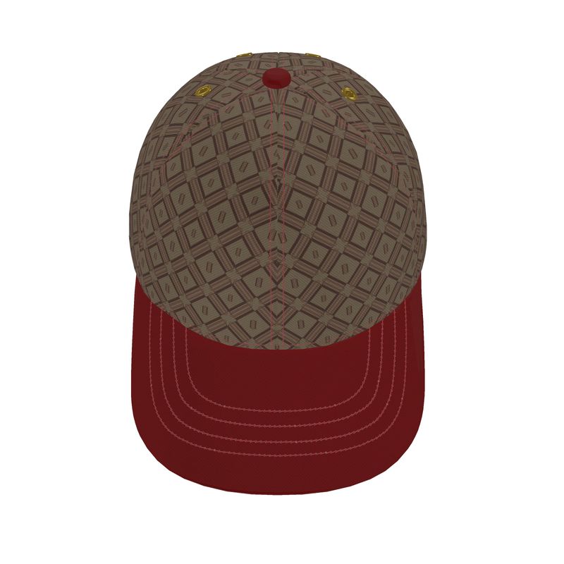 Divine Order™ Monogram Leather Baseball Cap – Limited Edition