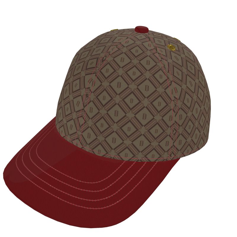 Divine Order™ Monogram Leather Baseball Cap – Limited Edition