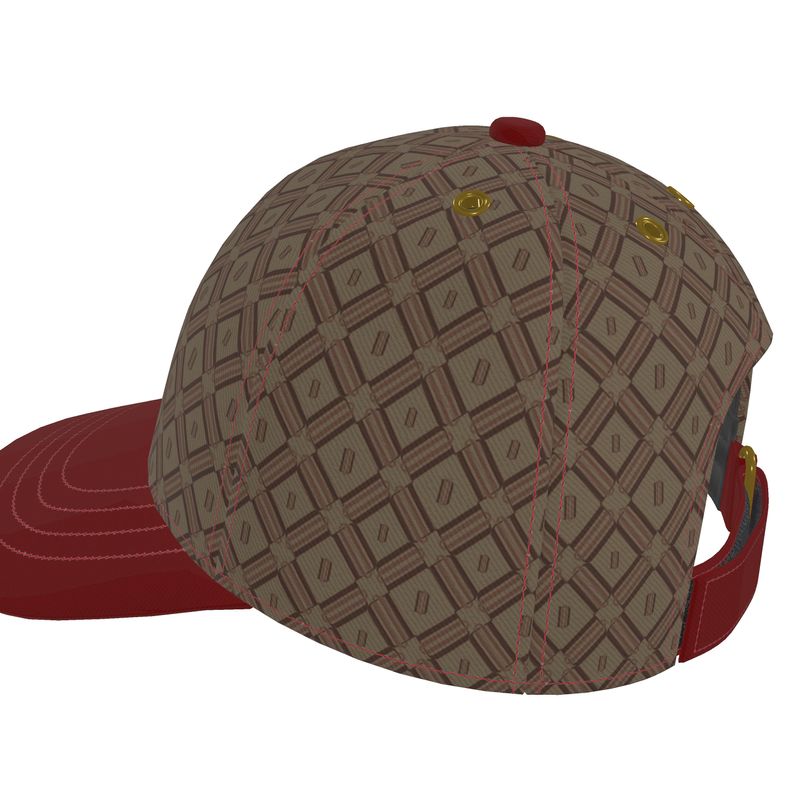 Divine Order™ Monogram Leather Baseball Cap – Limited Edition