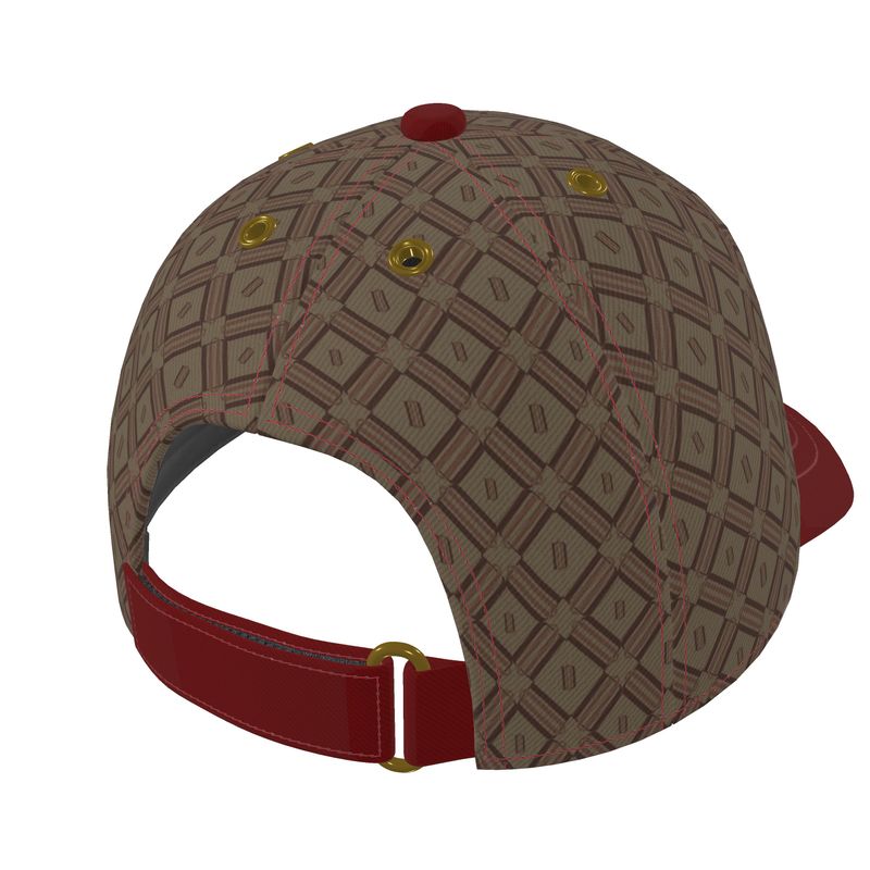 Divine Order™ Monogram Leather Baseball Cap – Limited Edition