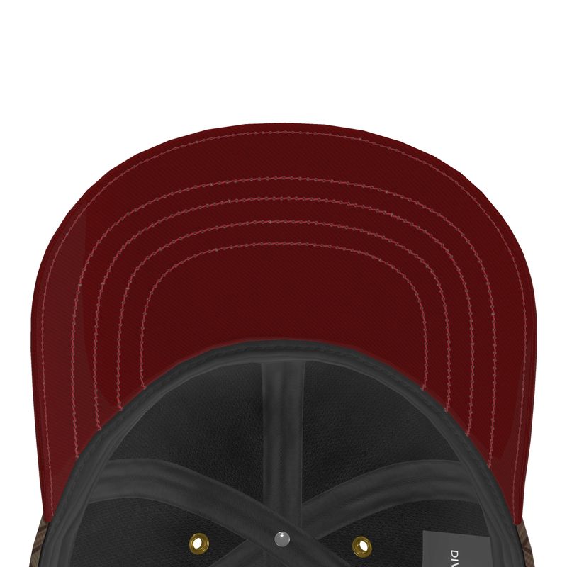 Divine Order™ Monogram Leather Baseball Cap – Limited Edition