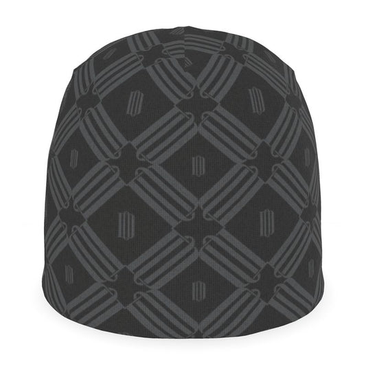 Divine Order Monogram Beanie — Black