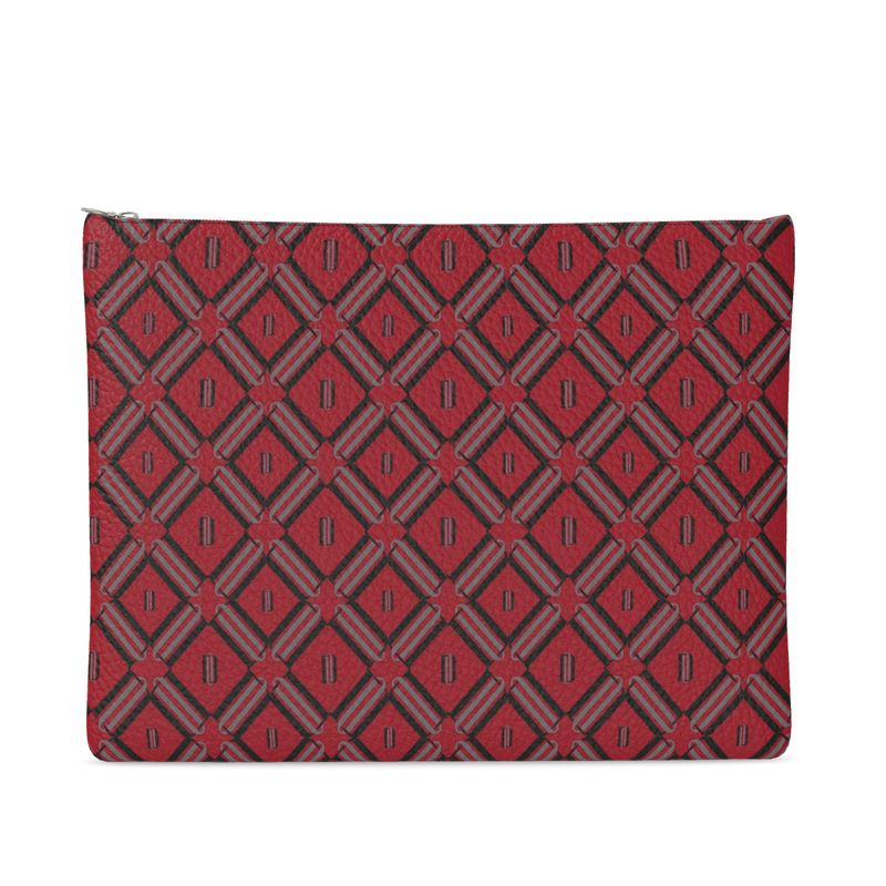 Divine Order™ × Stiff Barbiee Leather Clutch Bag