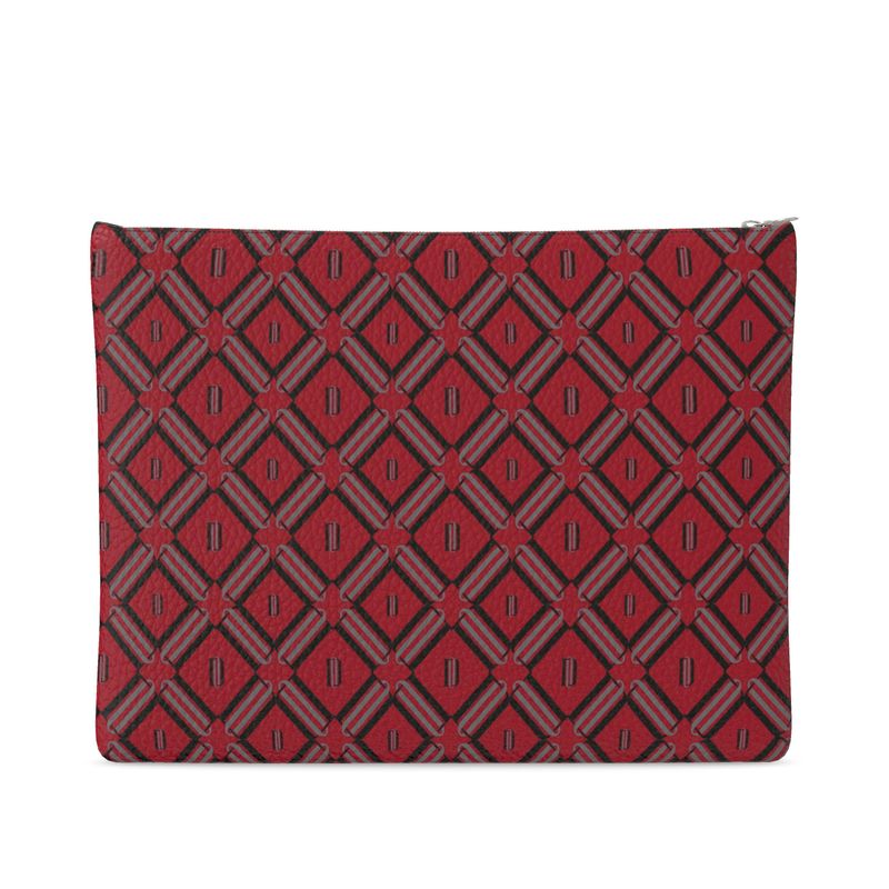 Divine Order™ × Stiff Barbiee Leather Clutch Bag