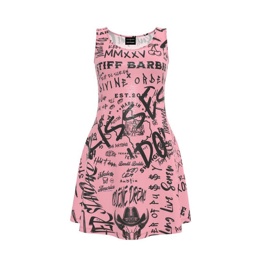 Stiff Barbie × Divine Order™ Skate Cut Dress