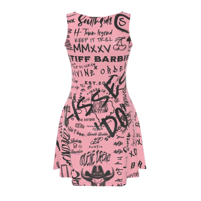 Stiff Barbie × Divine Order™ Skate Cut Dress