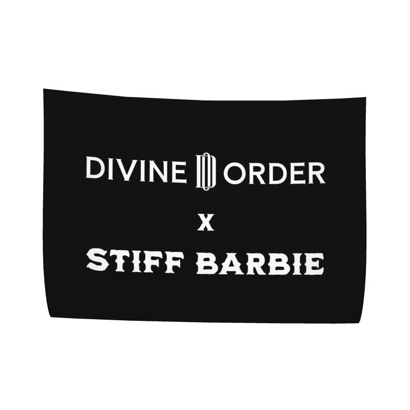 Stiff Barbiee × Divine Order™ Reversible Silk Bomber Jacket