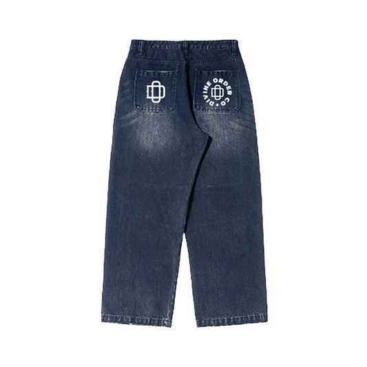 Divine Order Straight-Leg Vintage Denim – Indigo Fade