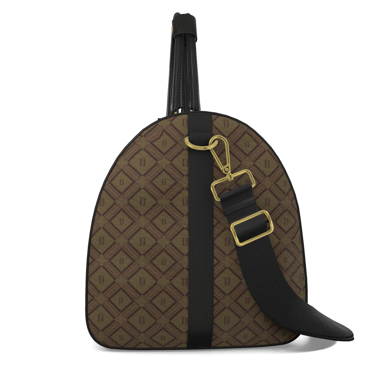 Divine Order Monogram Leather Duffle Bag
