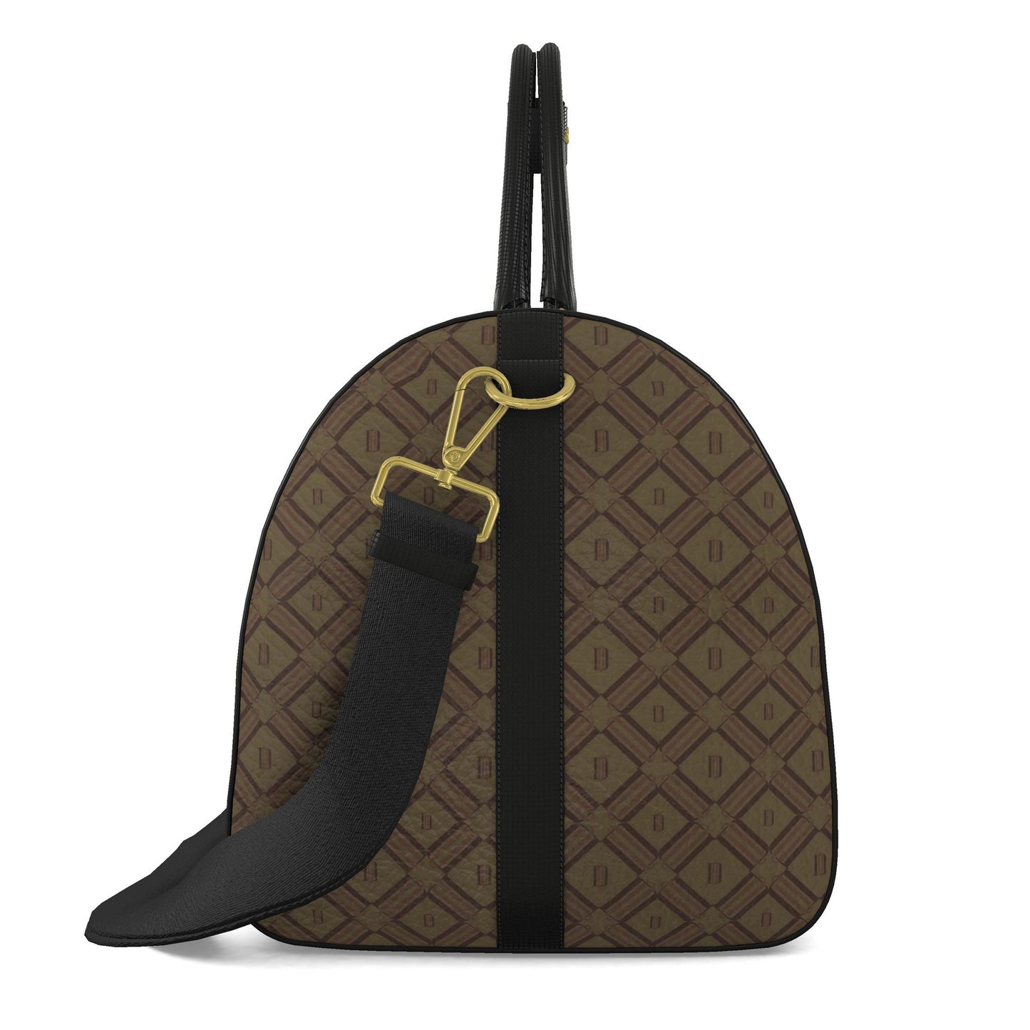 Divine Order Monogram Leather Duffle Bag