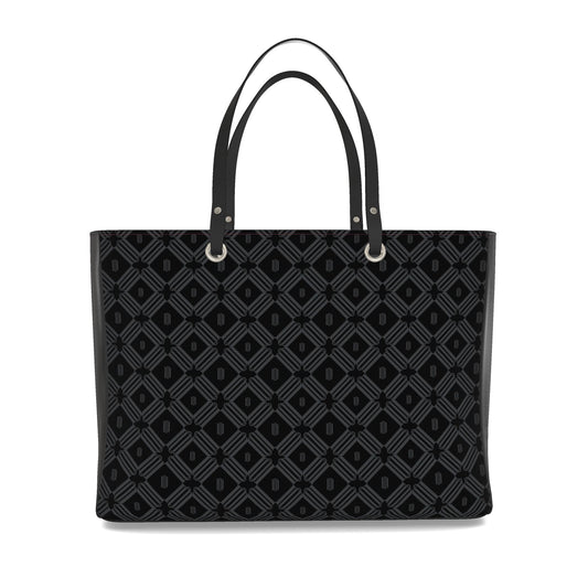 Divine Order Monogram Leather Tote