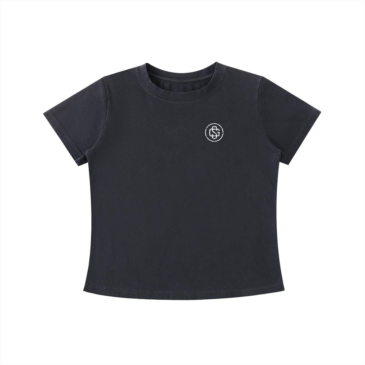 Divine Order™ SG Monogram Bodycon Crewneck T-Shirt