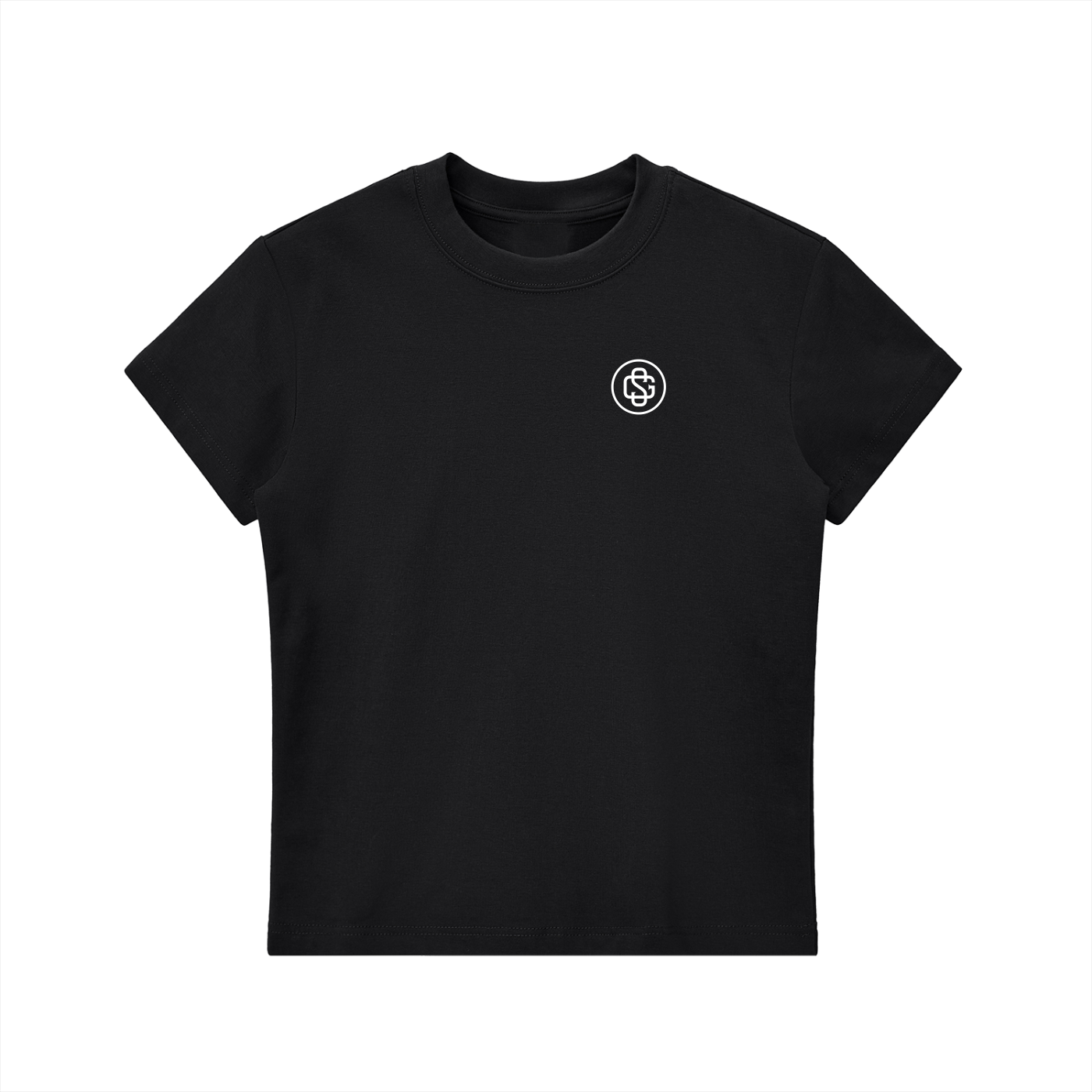 Divine Order™ SG Monogram Bodycon Crewneck T-Shirt