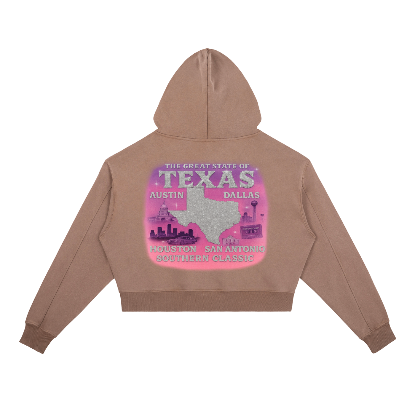 Stiff Barbiee × Divine Order™ Vintage Washed Heavyweight Hoodie