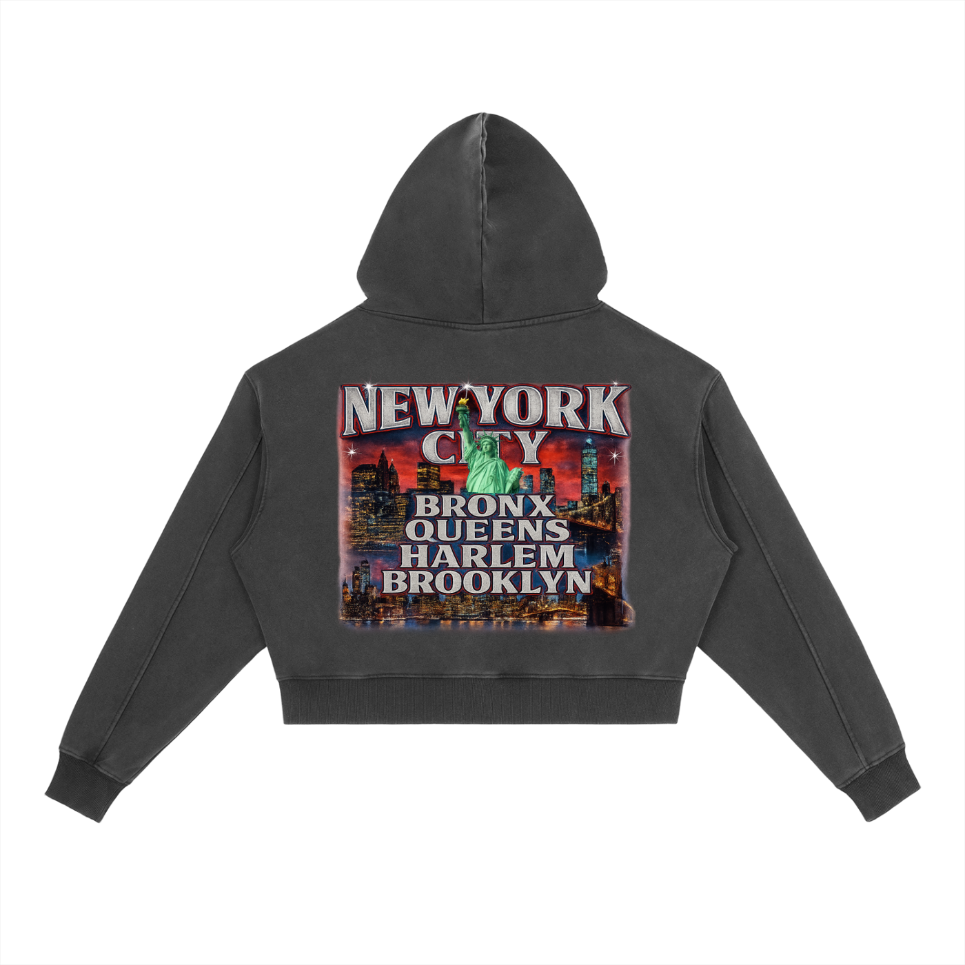 Steph G × Divine Order™ Vintage Washed Heavyweight Hoodie