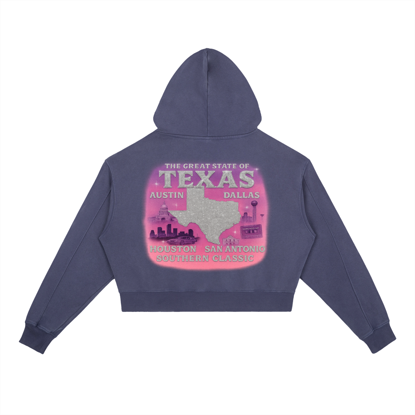 Stiff Barbiee × Divine Order™ Vintage Washed Heavyweight Hoodie