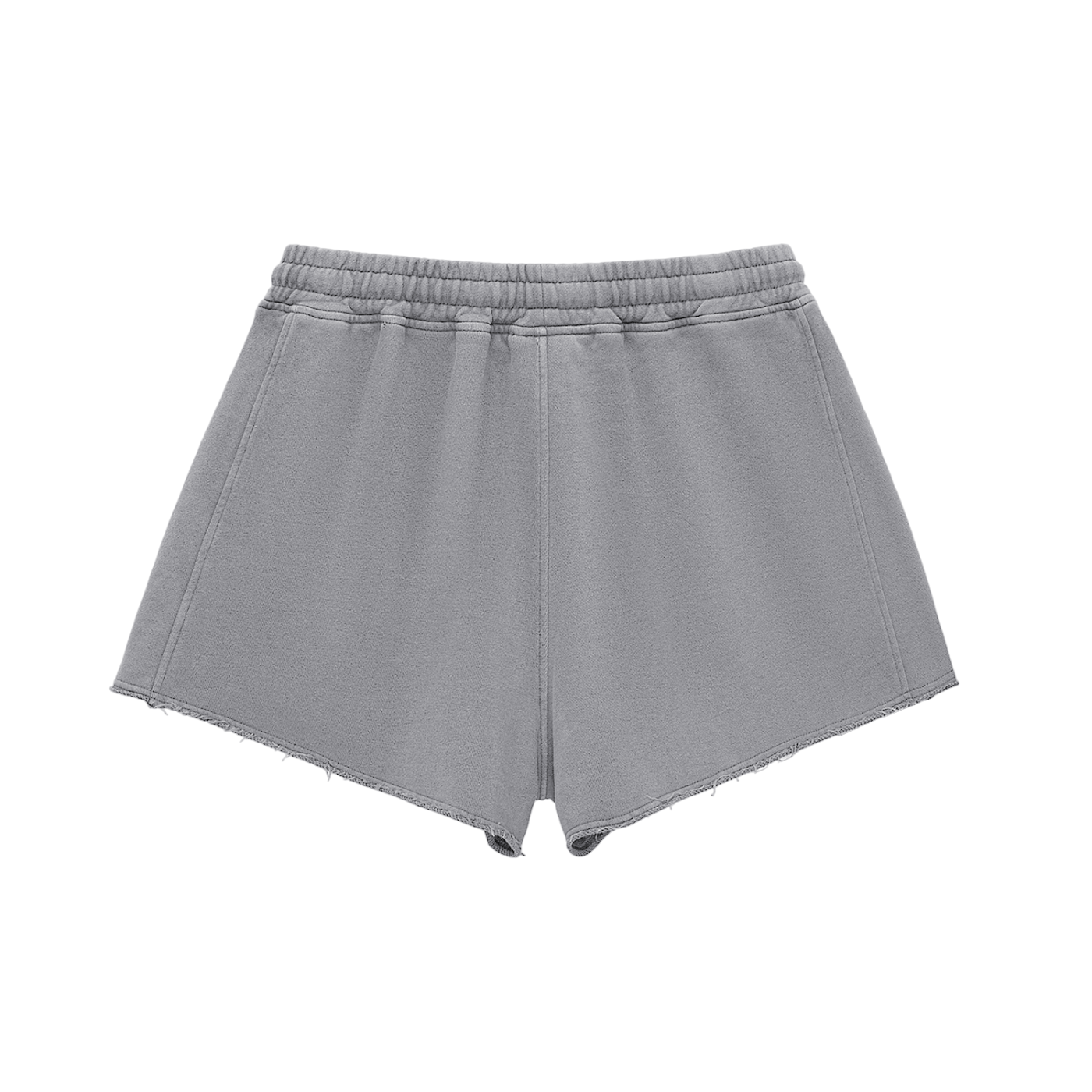 Stiff Barbiee × Divine Order™ — Snow Washed Raw Edge Shorts