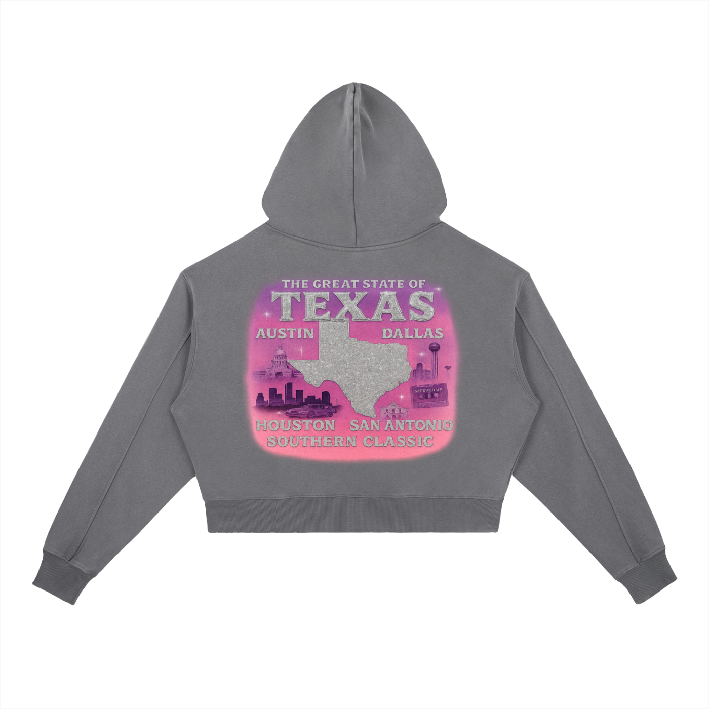 Stiff Barbiee × Divine Order™ Vintage Washed Heavyweight Hoodie