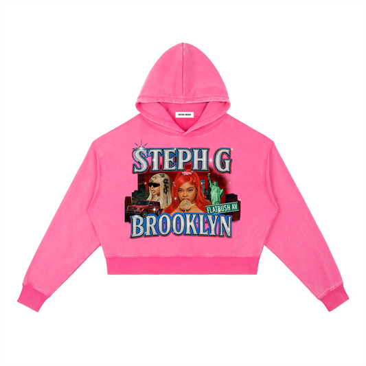 Steph G × Divine Order™ Vintage Washed Heavyweight Hoodie