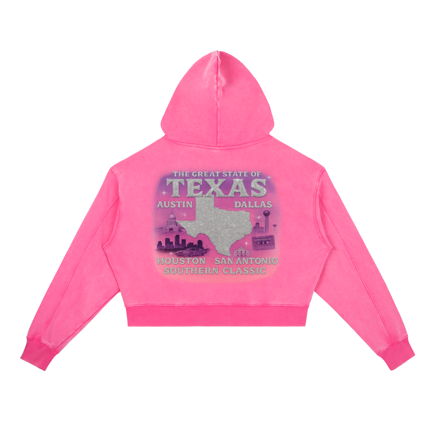 Stiff Barbiee × Divine Order™ Vintage Washed Heavyweight Hoodie