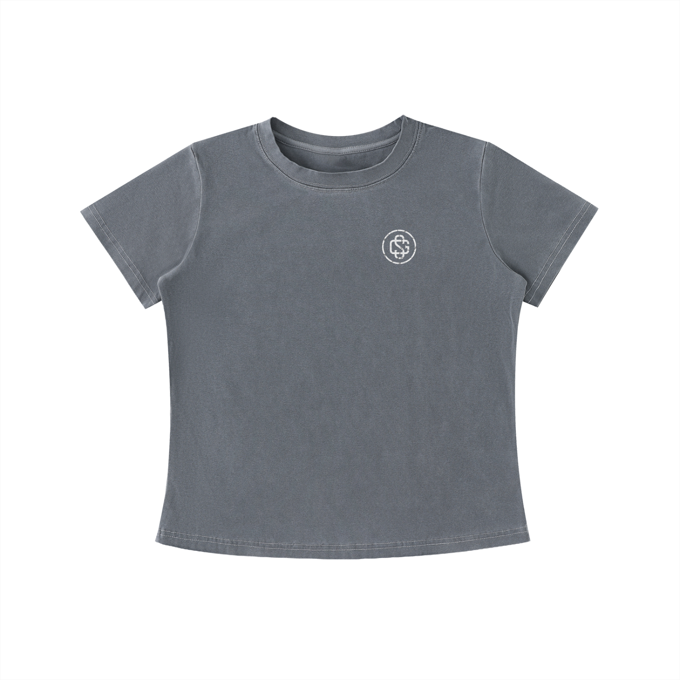 Divine Order™ SG Monogram Bodycon Crewneck T-Shirt