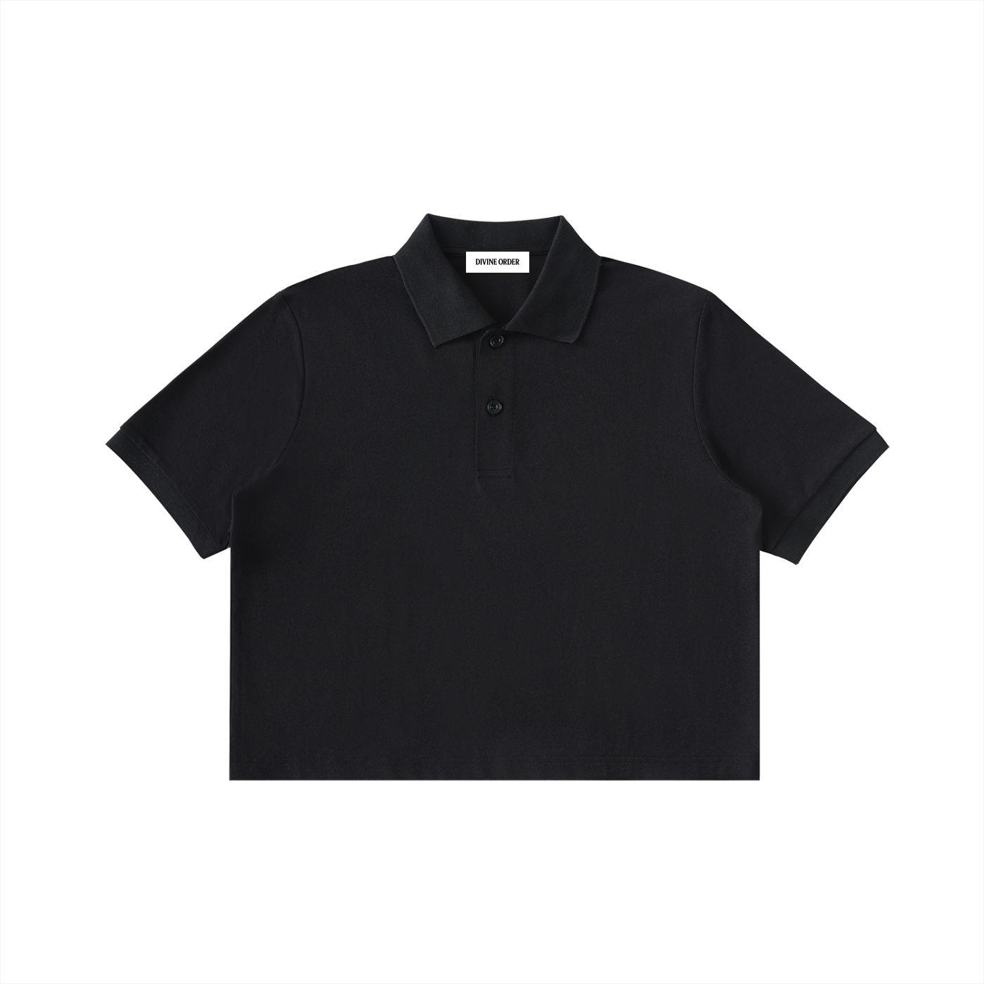 Steph G × Divine Order™ — Essential Cropped Polo Shirt