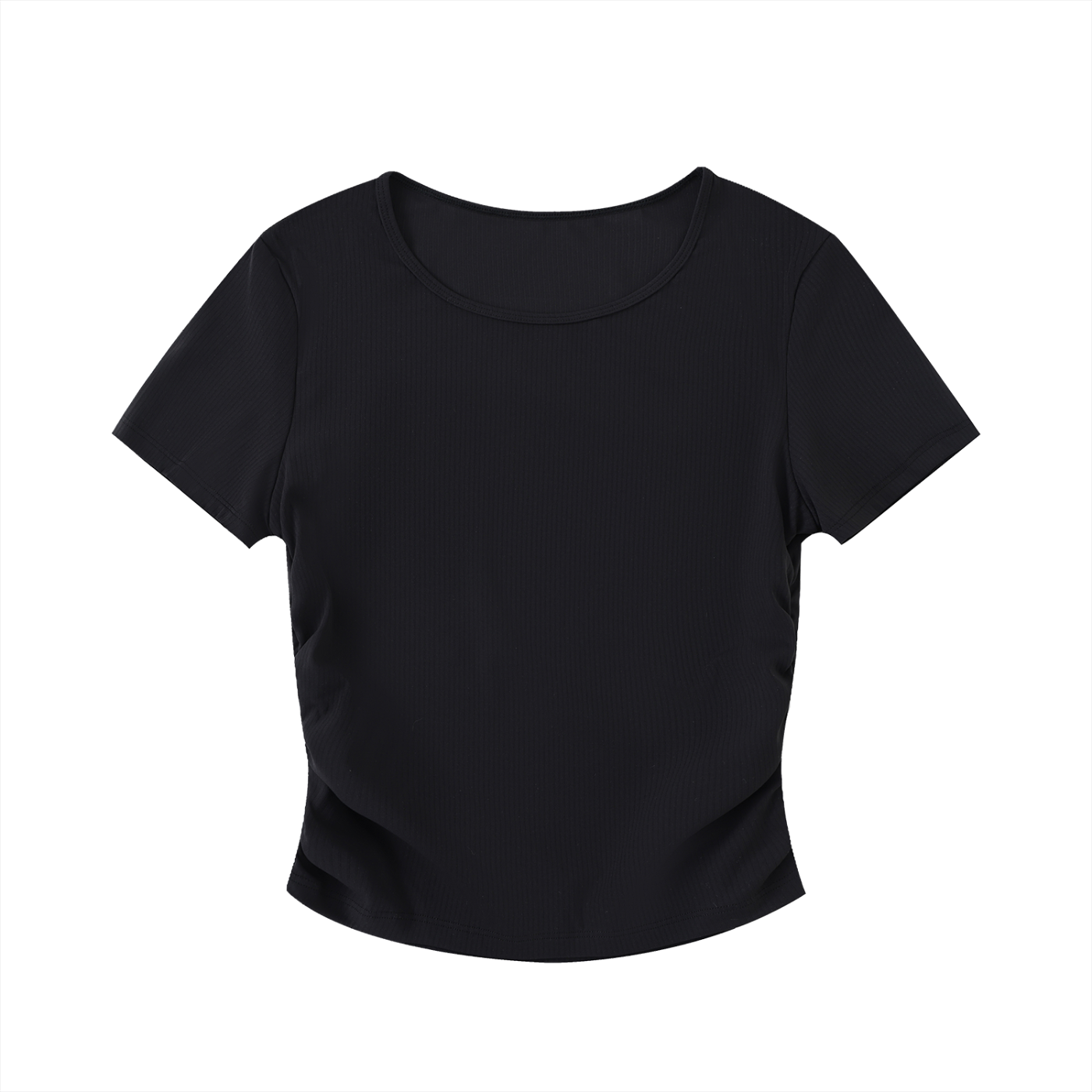 Divine Order™ Women’s Ruched Bodycon Crop Top