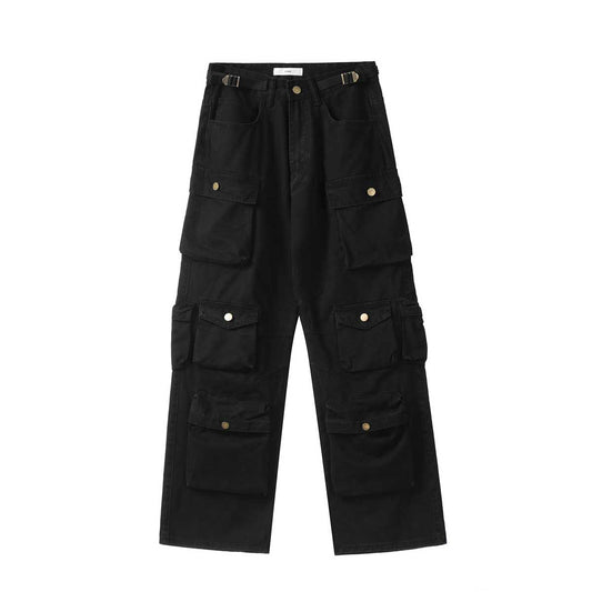 Divine Order Vintage Multi-Pocket Cargo Pant