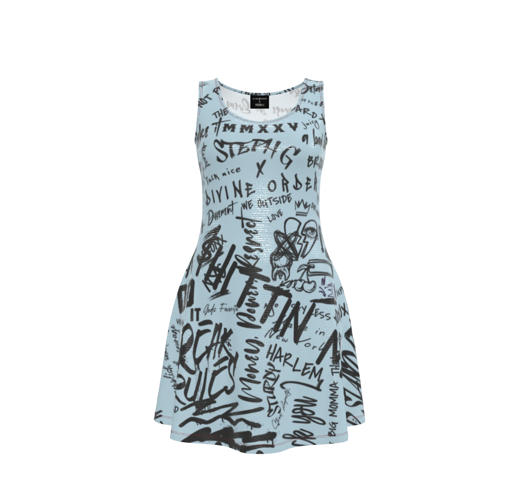 Divine Order™ × Steph G Skate cut Dress – Women’s Designer Edition