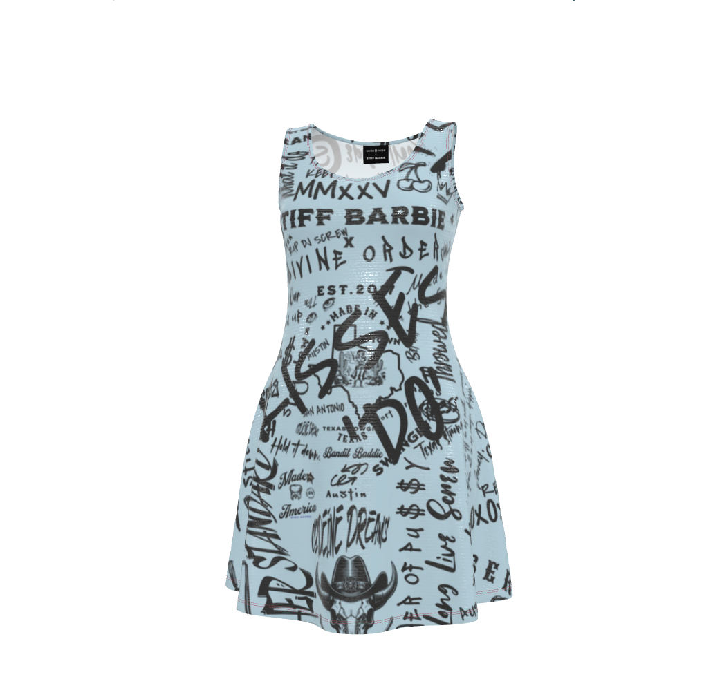 Stiff Barbie × Divine Order™ Skate Cut Dress