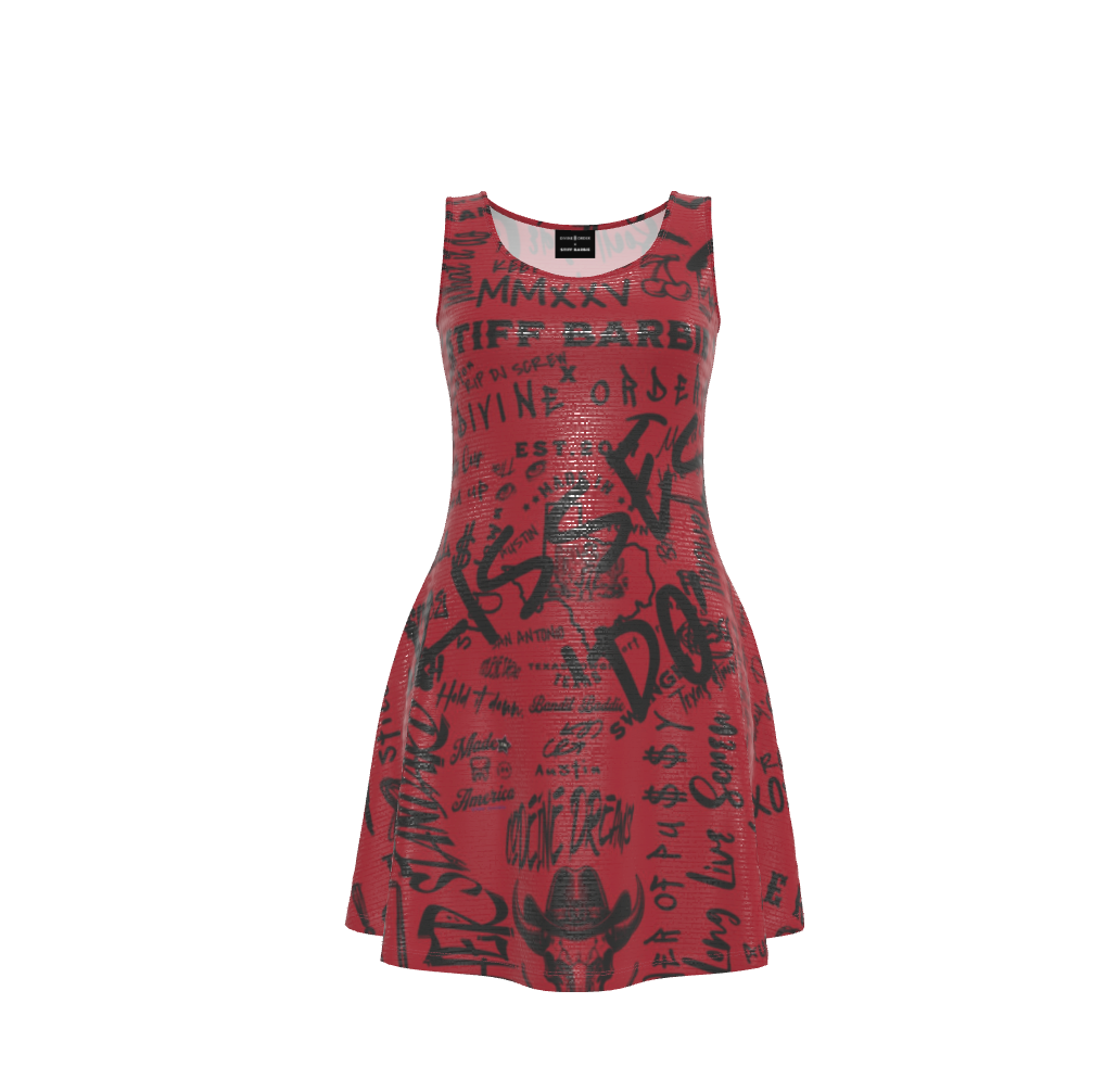 Stiff Barbie × Divine Order™ Skate Cut Dress