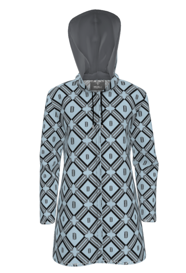 Steph G × Divine Order™ Womens Hooded Rain Coat