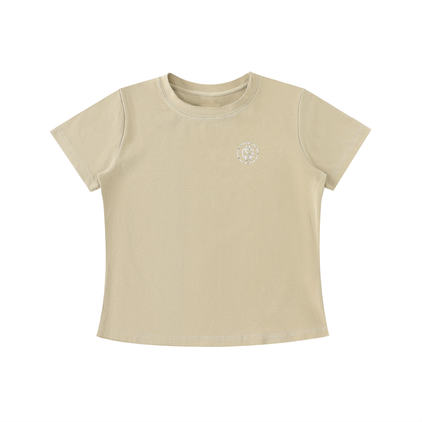 Divine Order™ SG Monogram Bodycon Crewneck T-Shirt