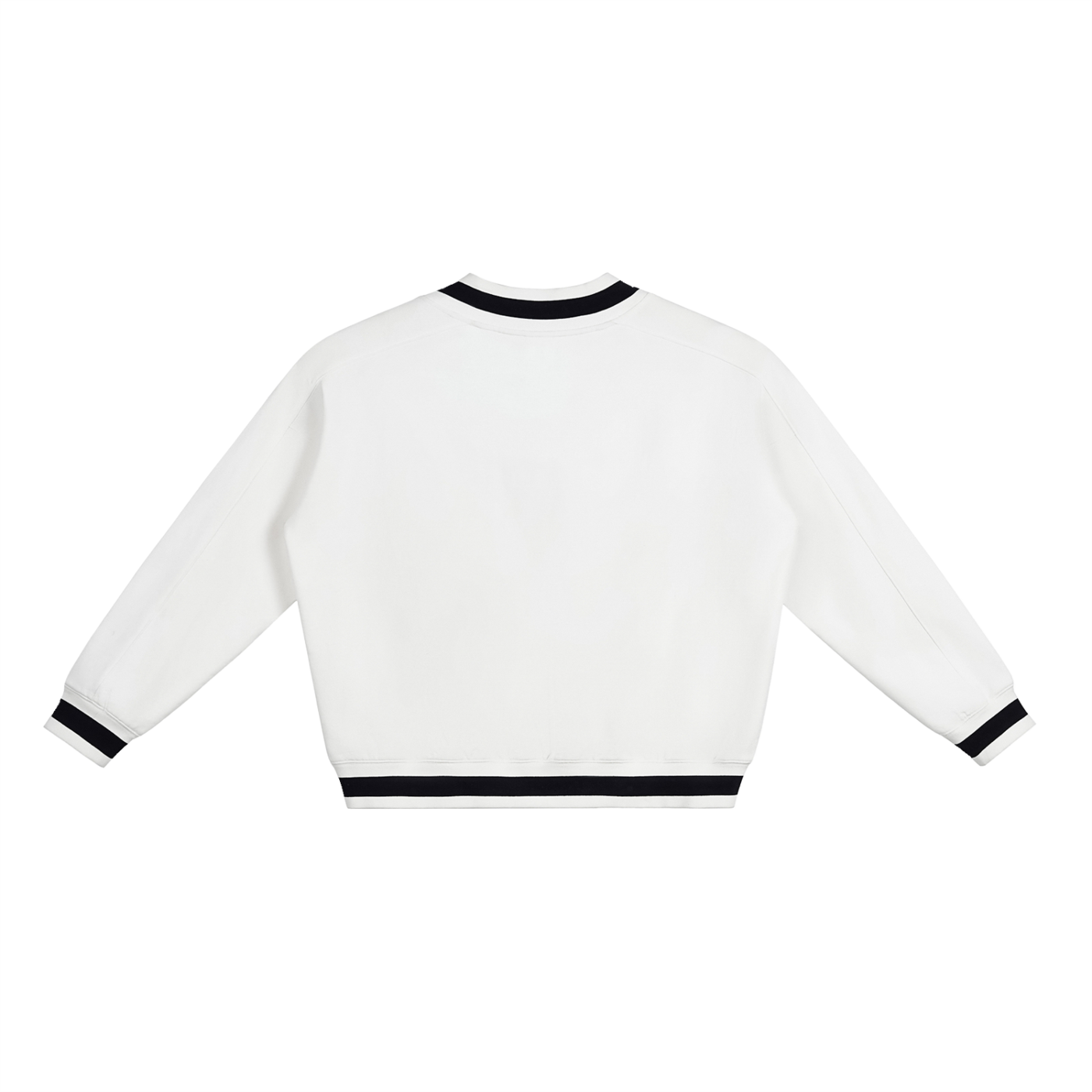 Divine Order™ Heritage V-Panel Boxy Knit Sweatshirt