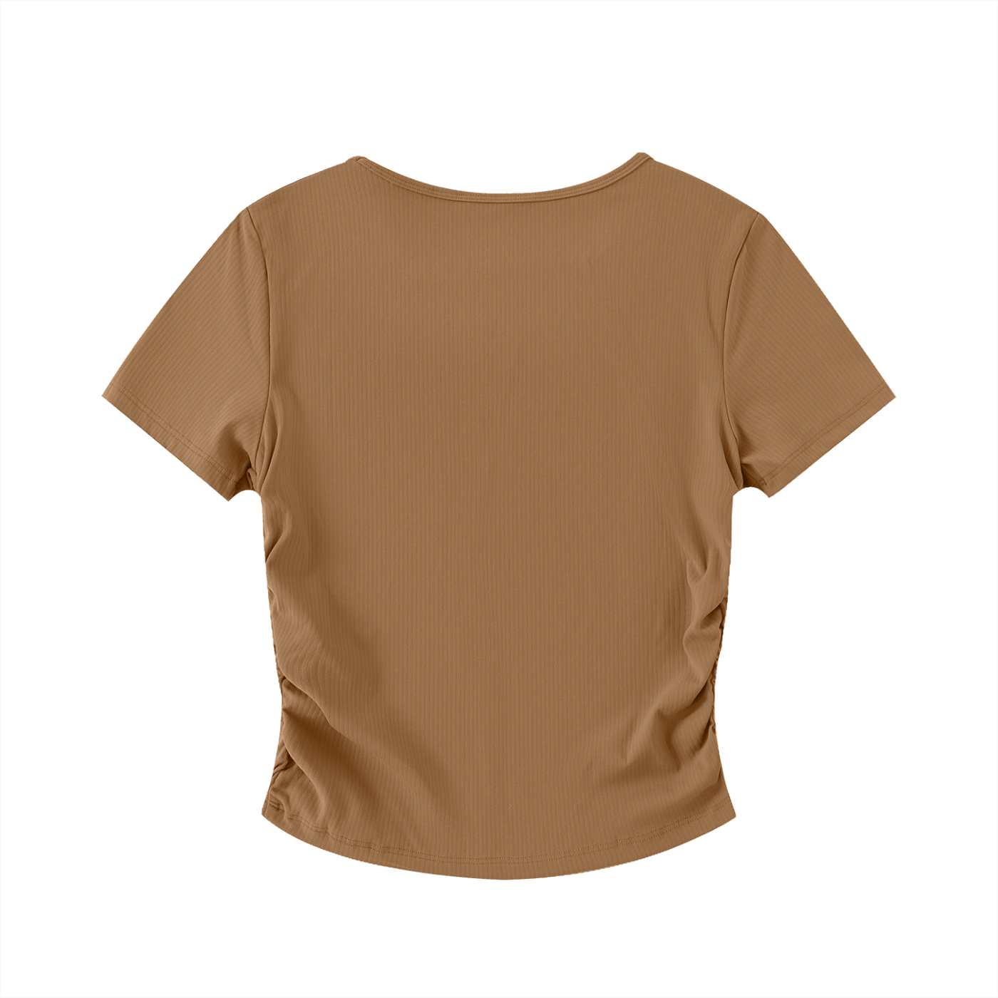 Divine Order™ Women’s Ruched Bodycon Crop Top