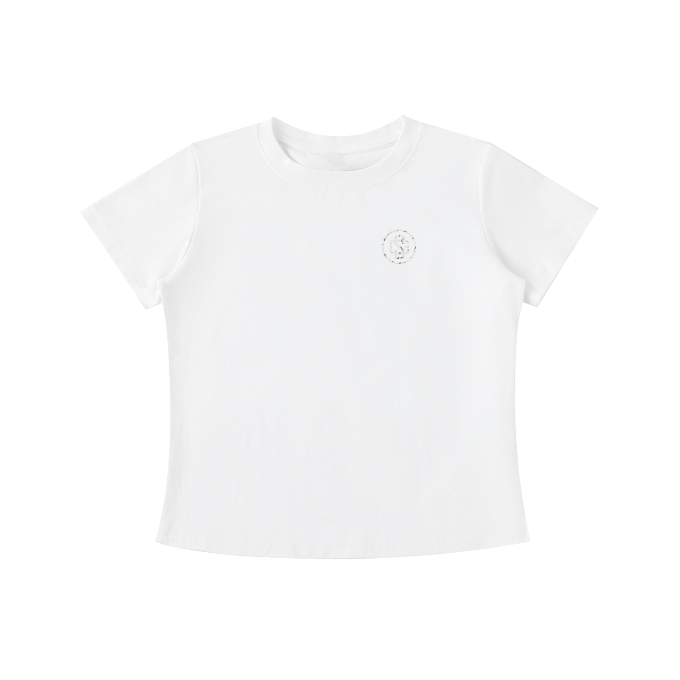 Divine Order™ SG Monogram Bodycon Crewneck T-Shirt