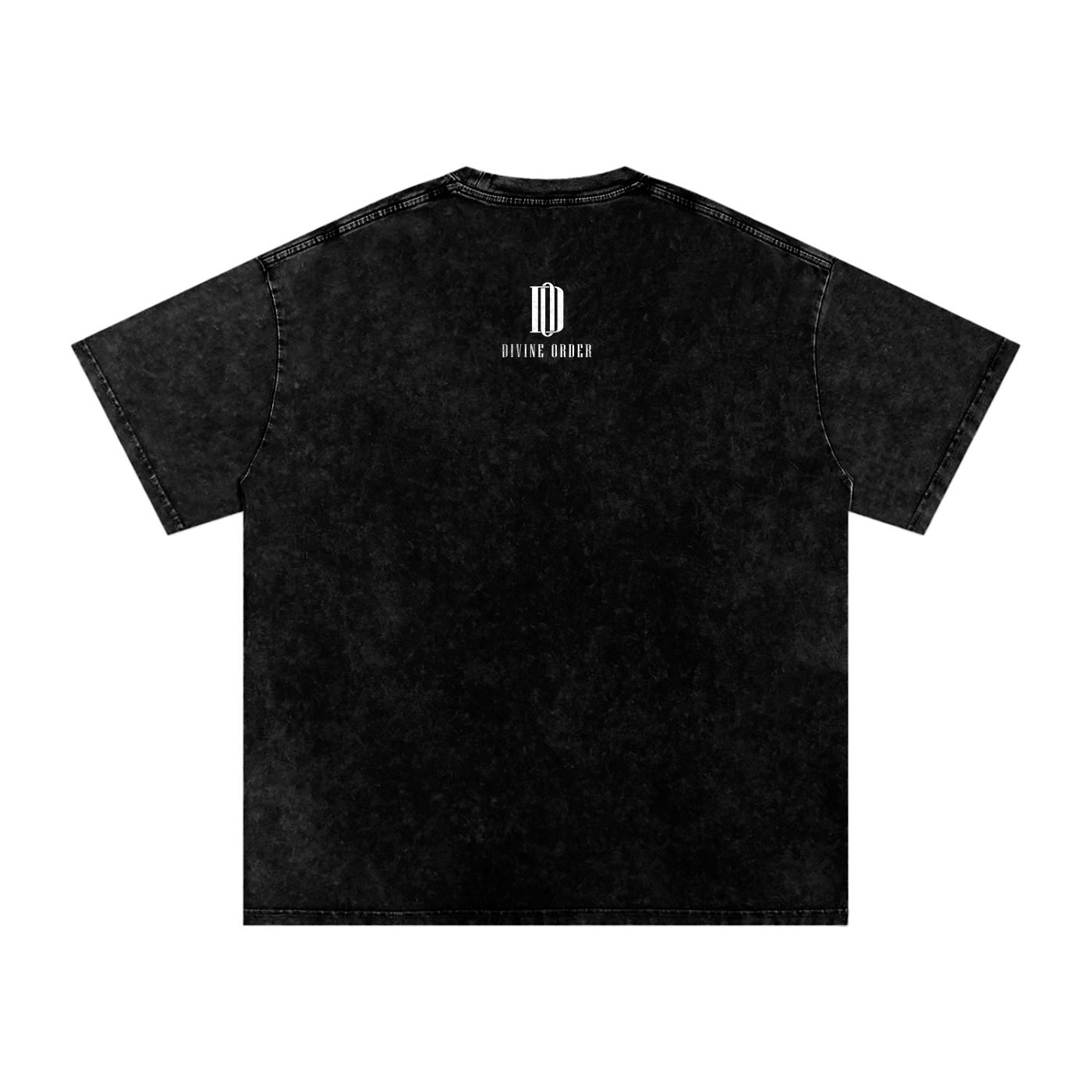 Divine Order Originals Oversized Tee – Washed Black