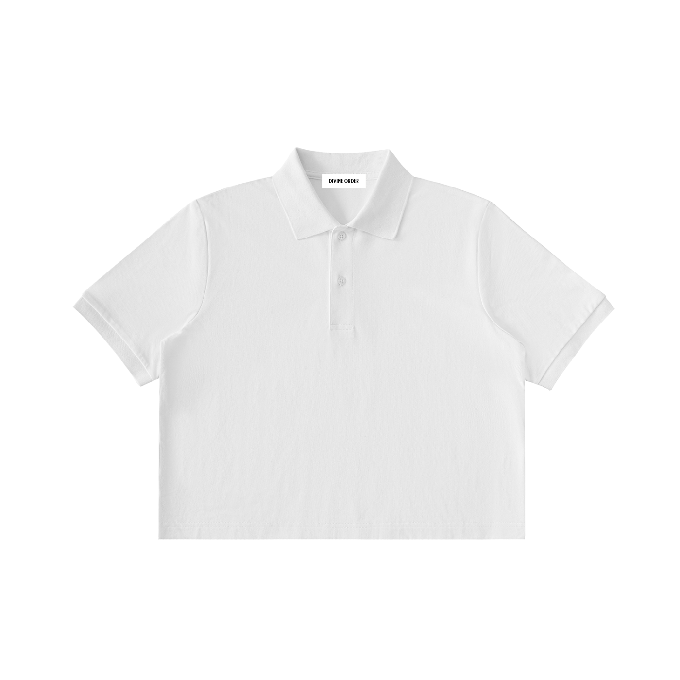 Steph G × Divine Order™ — Essential Cropped Polo Shirt