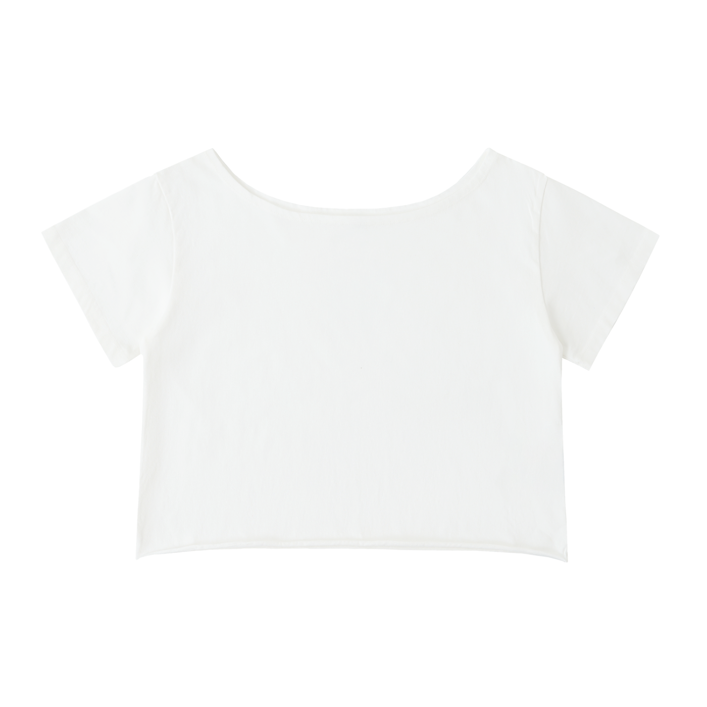 Steph G × Divine Order™ — Off-Shoulder Rolled Hem Crop Top