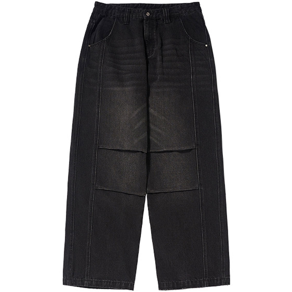 Divine Order Straight-Leg Vintage Denim – Indigo Fade