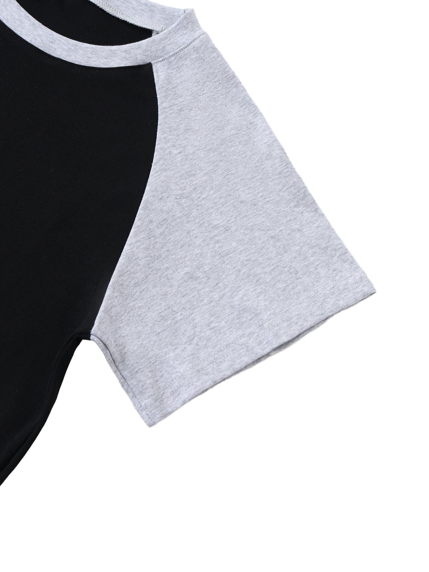 Steph G × Divine Order™ — Color-Blocked Raglan Crop Top